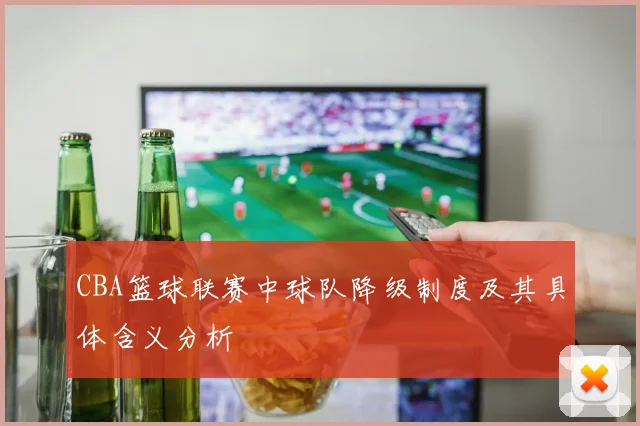 CBA篮球联赛中球队降级制度及其具体含义分析